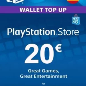 PlayStation Network Gift Card 20 EUR PSN SPAIN [BUNDLE x5]